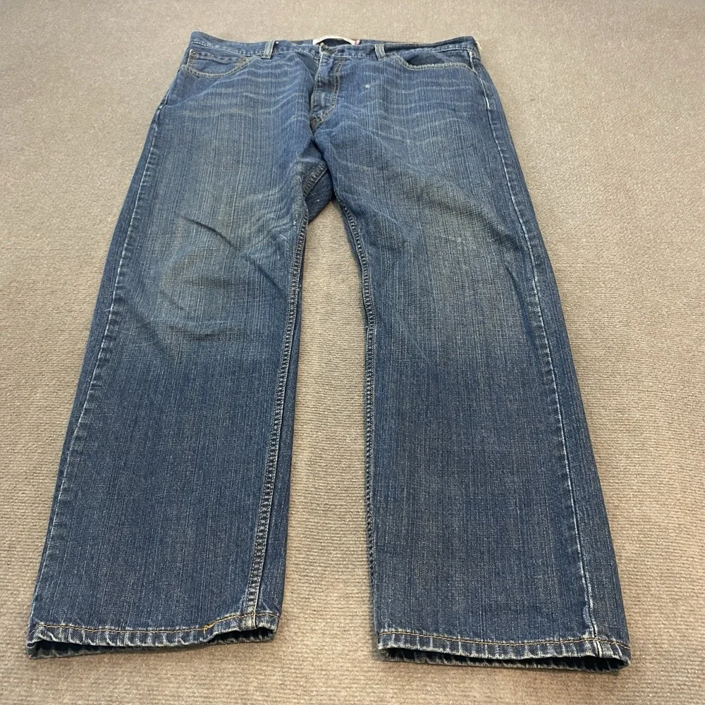vtg Levis 505 Jeans Mens Fits 40x30 Straight Distressed‎ Denim 90's y2k Faded